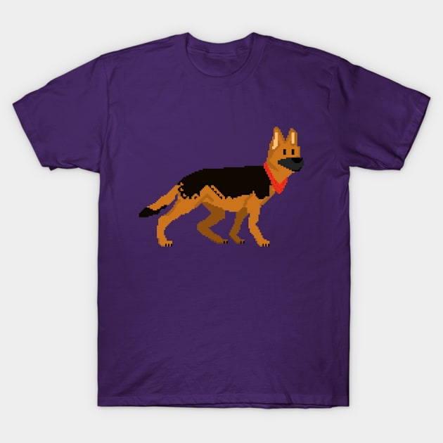 8 Bit Dogmeat T-Shirt by thomasEKfd